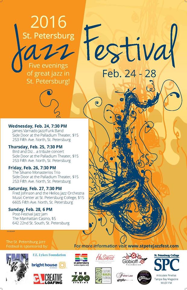 Upcoming - St Pete Jazz Festival