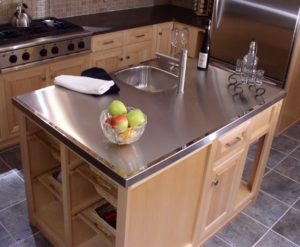 Brushed-Stainless-Steel-Countertop